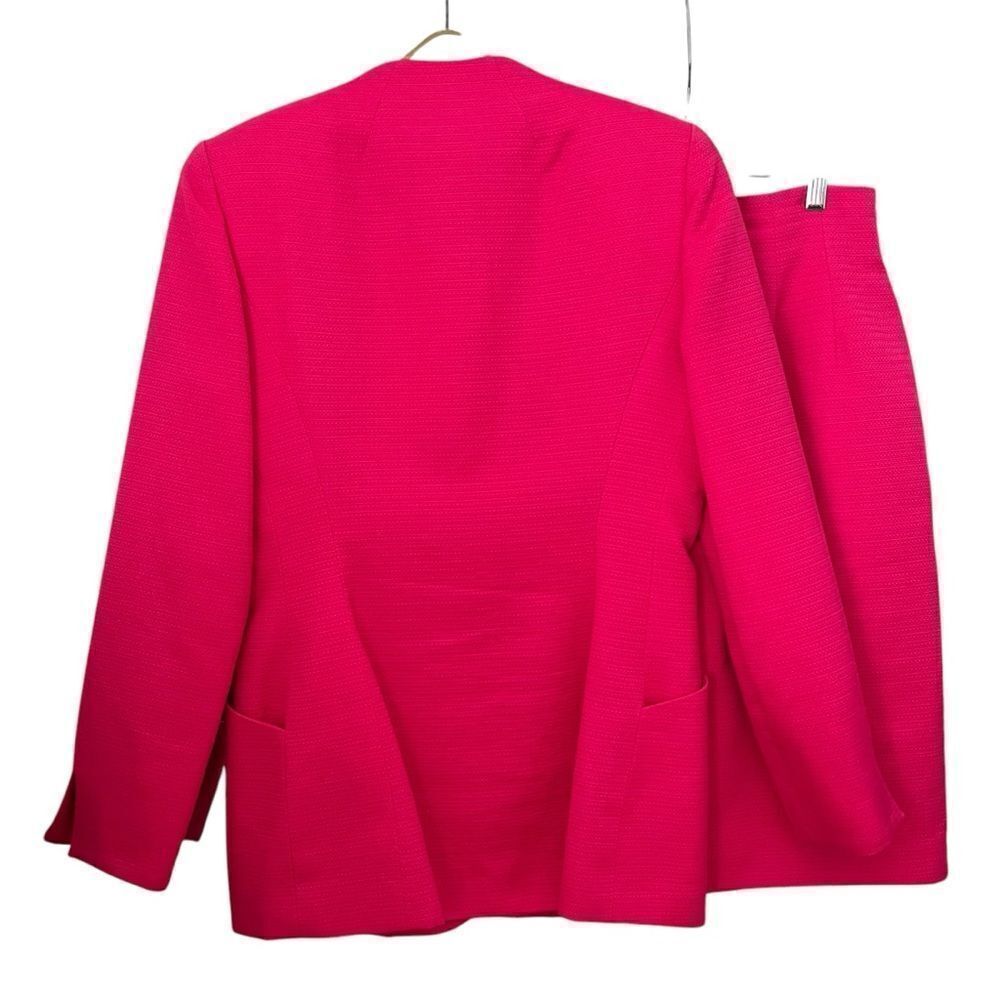 Christian Dior Vintage Pink Skirt Suit Set - Picture 2 of 11